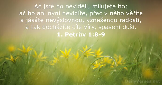 1. Petrův 1:8-9