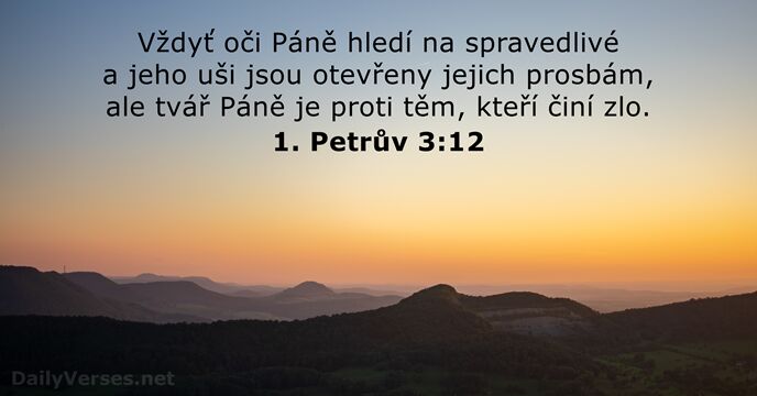 1. Petrův 3:12