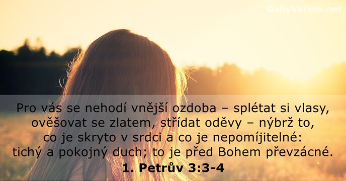 1. Petrův 3:3-4