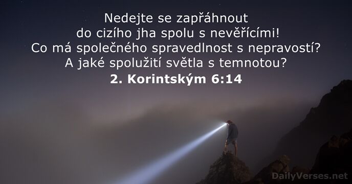 2. Korintským 6:14