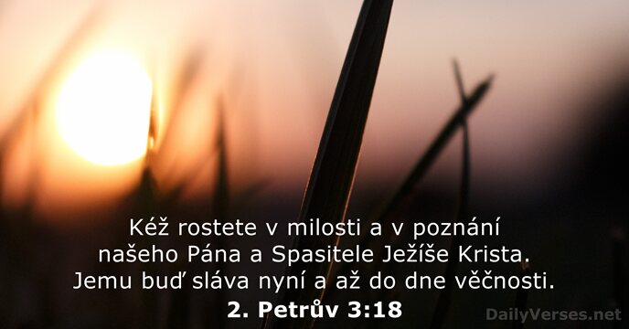 2. Petrův 3:18