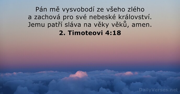 2. Timoteovi 4:18