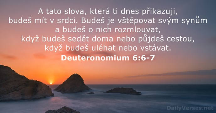 Deuteronomium 6:6-7