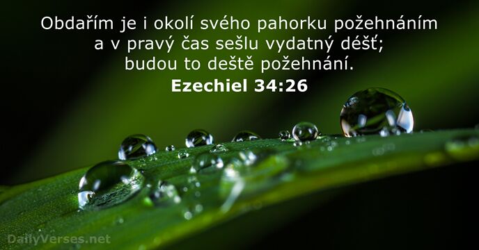 Ezechiel 34:26