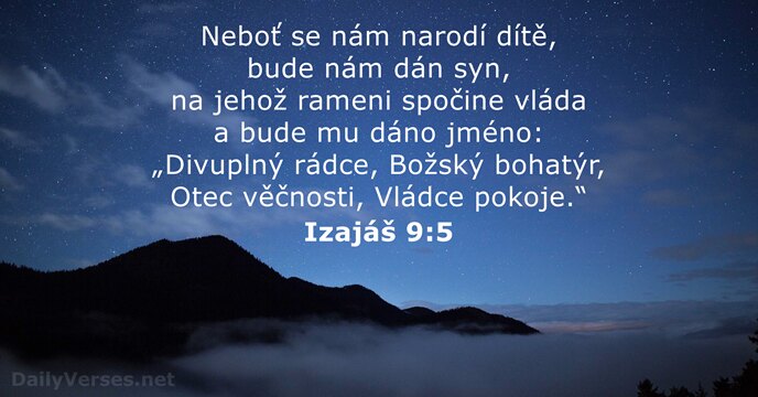 Izajáš 9:5