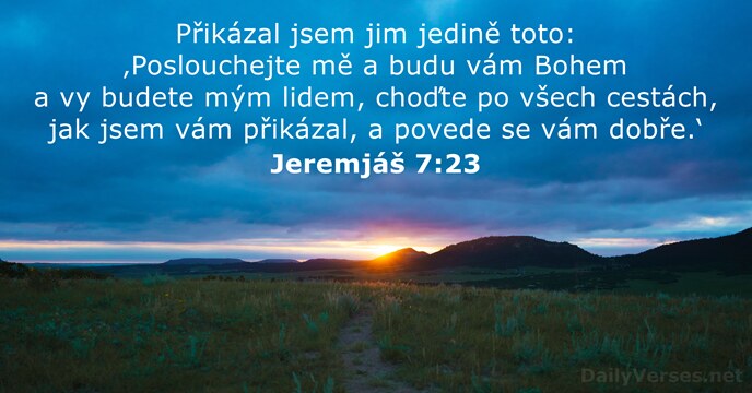 Jeremjáš 7:23