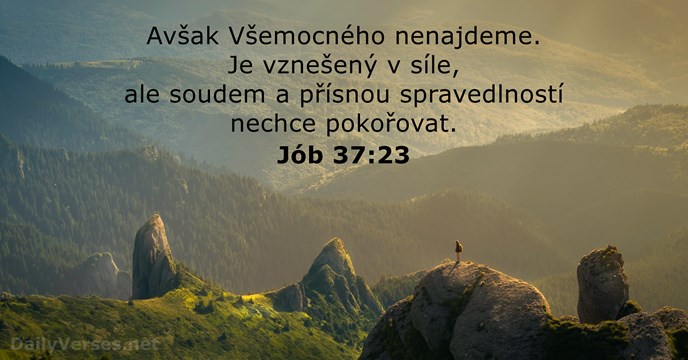 Jób 37:23