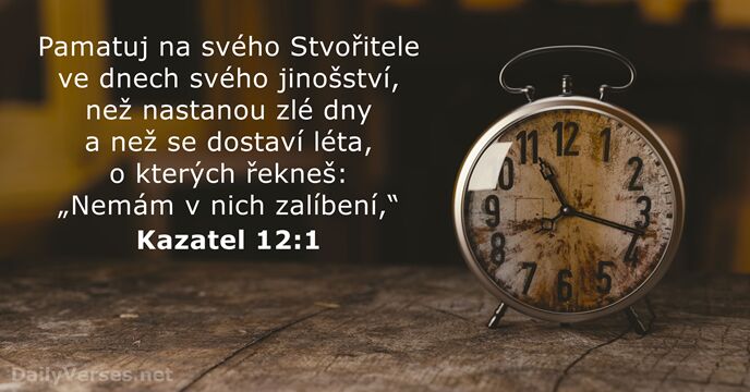 Kazatel 12:1