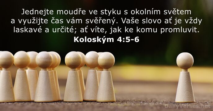 Koloským 4:5-6