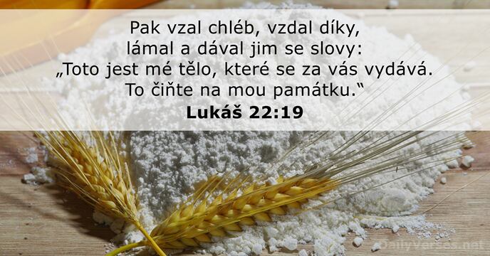 Lukáš 22:19