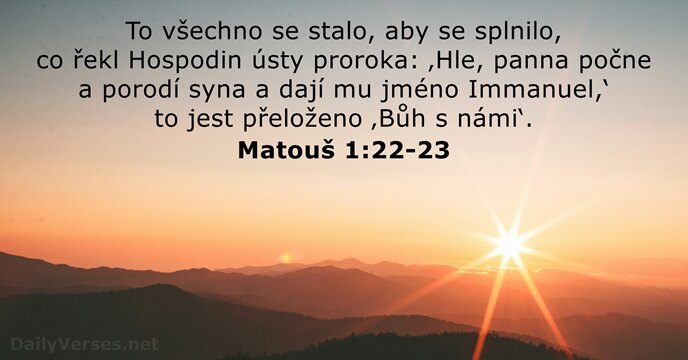 Matouš 1:22-23