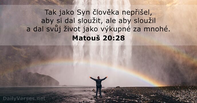 Matouš 20:28
