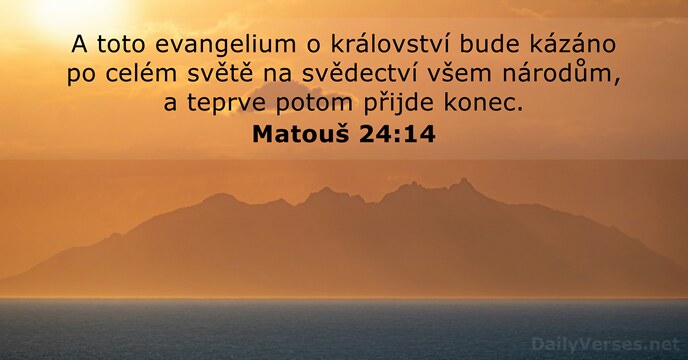 Matouš 24:14