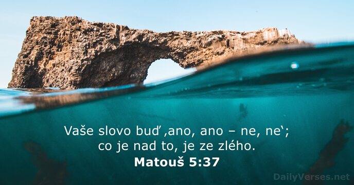 Matouš 5:37