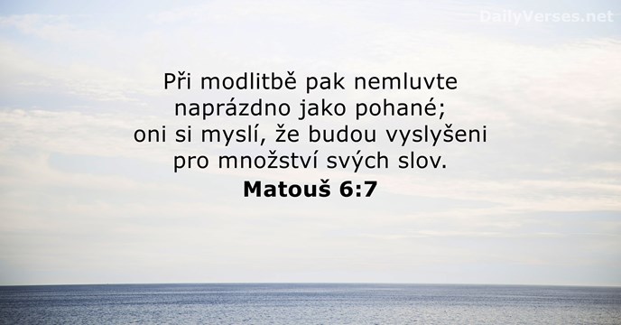 Matouš 6:7