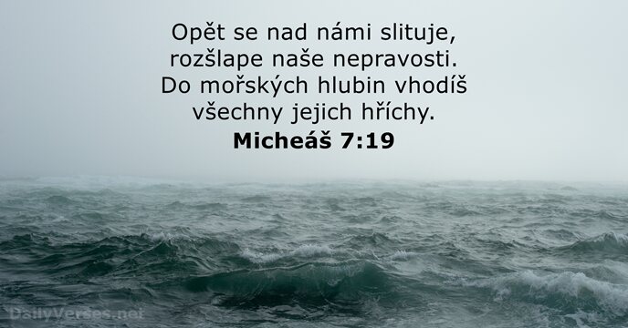 Micheáš 7:19