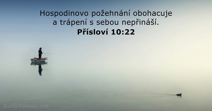 Přísloví 10:22