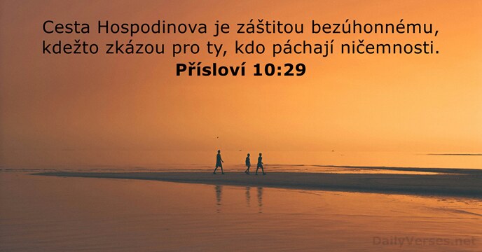 Přísloví 10:29