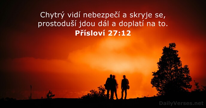 Přísloví 27:12