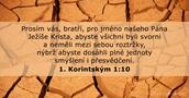 1. Korintským 1:10