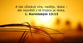 1. Korintským 13:13