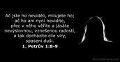 1. Petrův 1:8-9