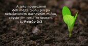 1. Petrův 2:2