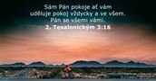 2. Tesalonickým 3:16