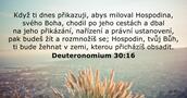 Deuteronomium 30:16