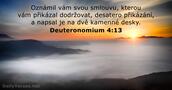 Deuteronomium 4:13
