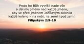Filipským 2:9-10