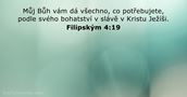 Filipským 4:19