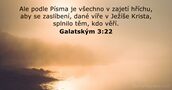 Galatským 3:22