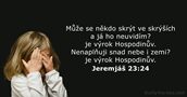 Jeremjáš 23:24