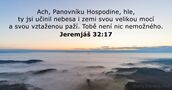 Jeremjáš 32:17