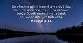 Kazatel 3:11