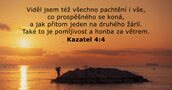 Kazatel 4:4