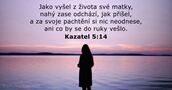 Kazatel 5:14