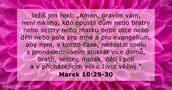 Marek 10:29-30