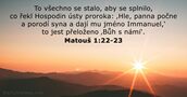 Matouš 1:22-23