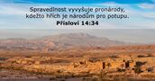 Přísloví 14:34