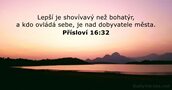 Přísloví 16:32