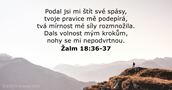 Žalm 18:36-37