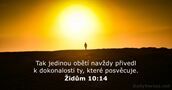 Židům 10:14