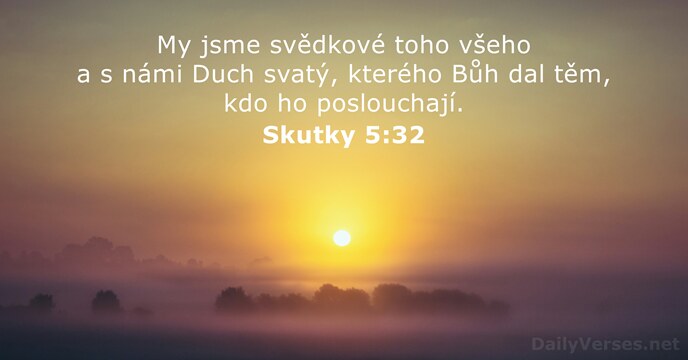 Skutky 5:32