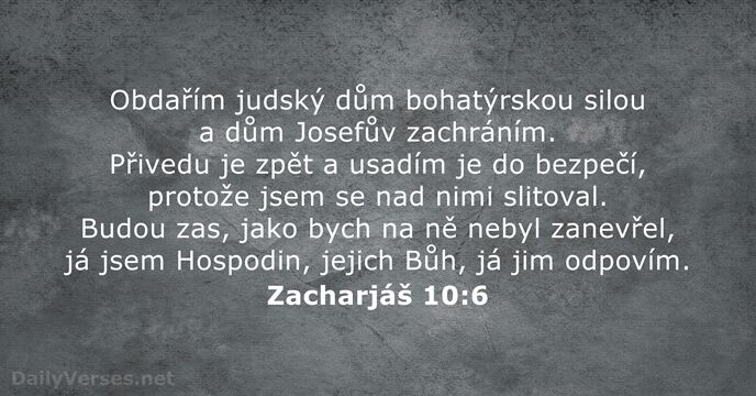 Zacharjáš 10:6