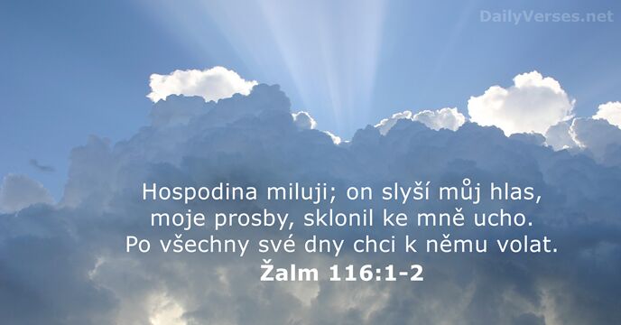 Žalm 116:1-2