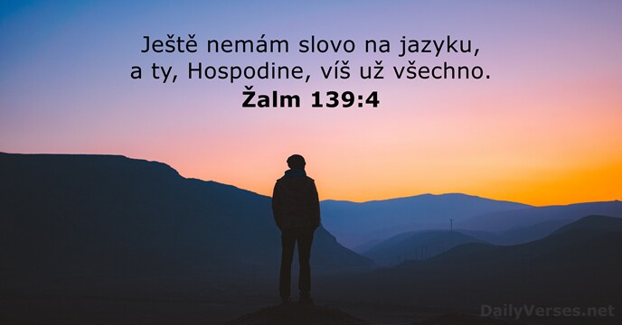 Žalm 139:4