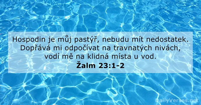 Žalm 23:1-2