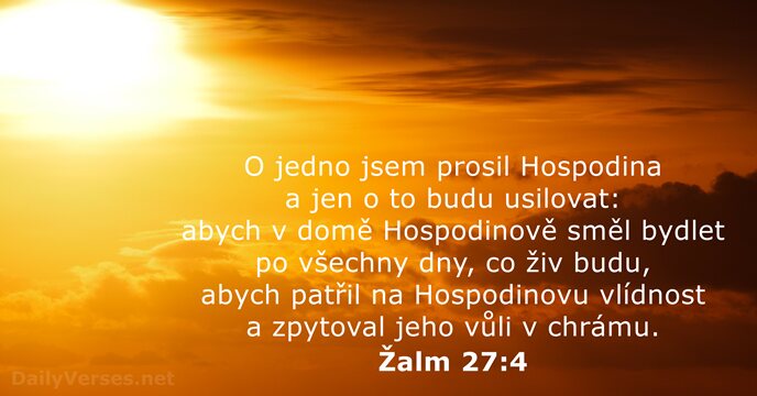 Žalm 27:4